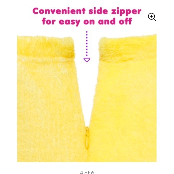 Silver Lilly Princess Dress Blanket/Sleeping Bag in Yellow - Picture 3 of 9